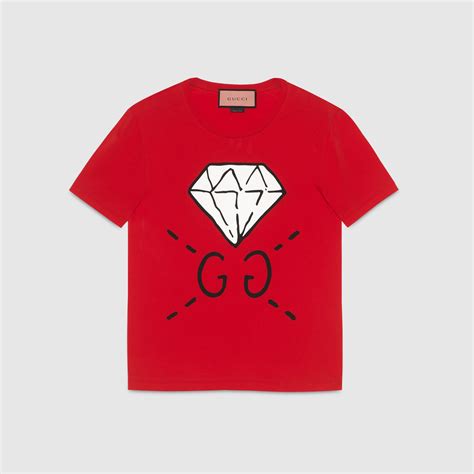 gucci gg diamond t shirt|Gucci polo bear shirt.